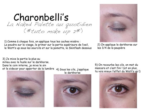 Ma Naked palette au quotidien (tuto 2) - Charonbelli's blog beauté