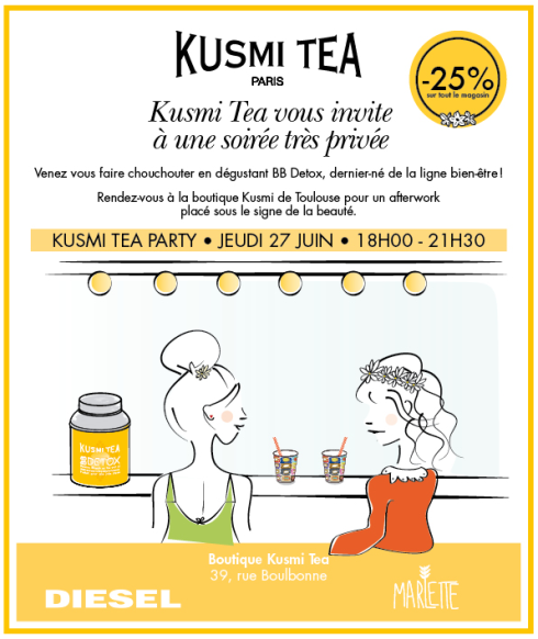 Kusmi Tea Party Toulouse - Charonbelli's blog mode et beauté