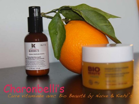 Ma cure de vitamine C avec Bio Beauté by Nuxe et Kiehl's (1) - Charonbelli's blog beauté